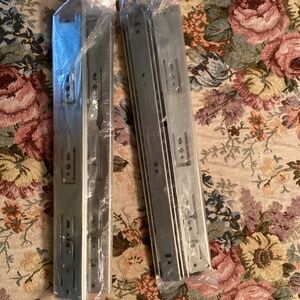 Two Pair (4) 18” Full Extension Side Mount Ball Bearing Drawer Slide Set